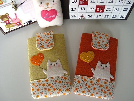 Чехлы из фетра. Идеи. Чехлы из фетра. Идеи.