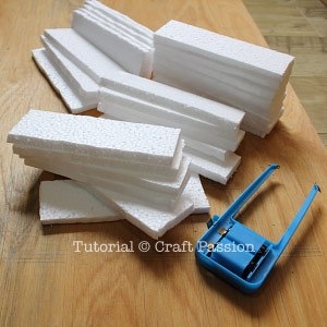 Имитация кирпичной стены при помощи пенопласта