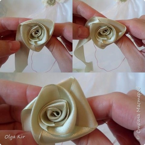 Розочки из лент