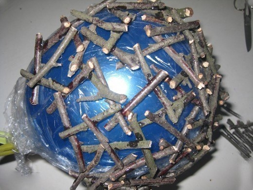 Светильник из веток своими руками: ключ - хороший клей