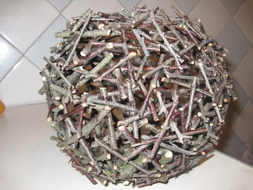 Светильник из веток своими руками: ключ - хороший клей