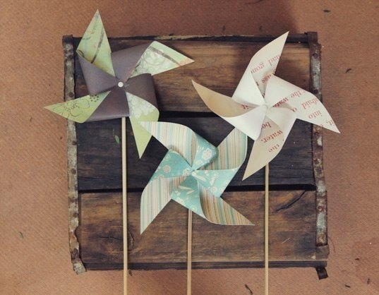 Вертушка из бумаги своими руками