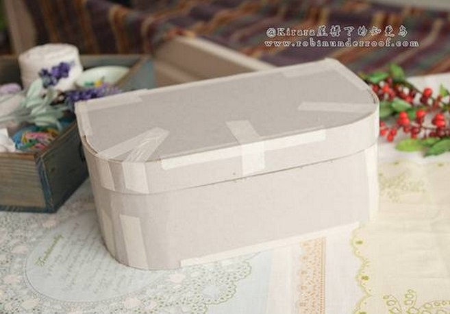 Чемоданчик из картона