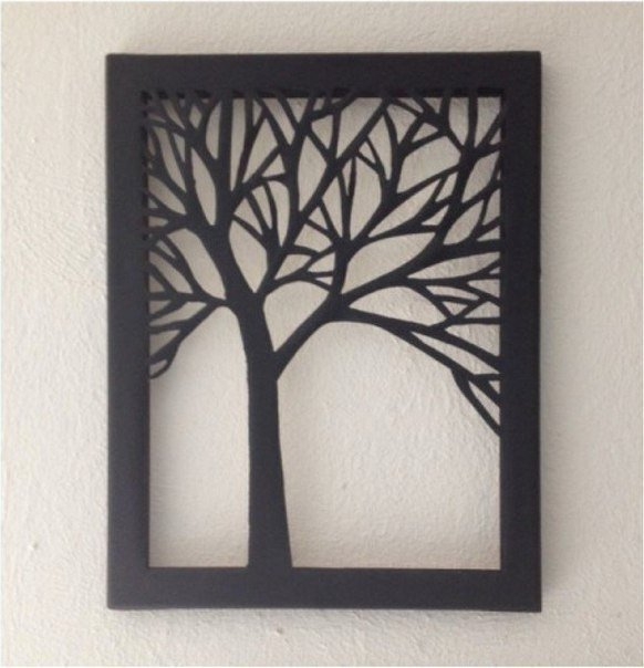 Простое и стильное панно для декора комнаты