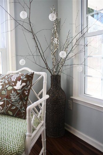 Как сделать снежные шары.