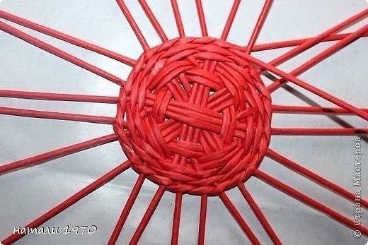 Мастер-класс клубника из газетных трубочек