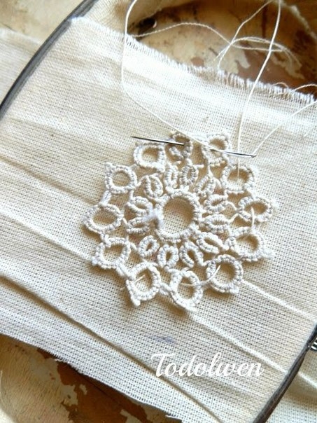 Вышиваем розу. Мастер-класс