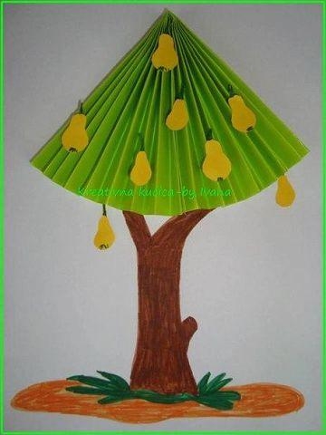 Идеи поделок из бумаги, сложенной гармошкой.