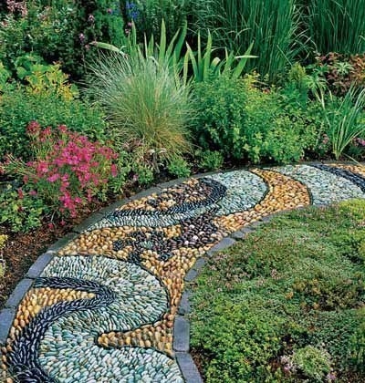 Ландшафтный дизайн: Мозаика в саду...