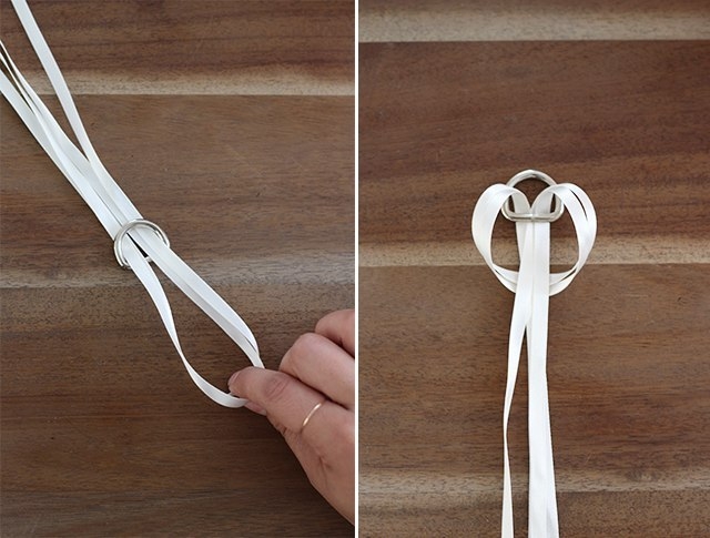 Делаем декоративный мобиль, украшенный живыми цветами