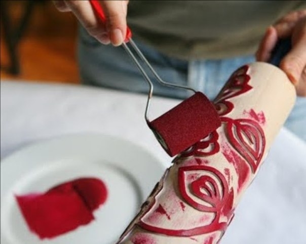 Рисунок на ткань. Шаблон своими руками.