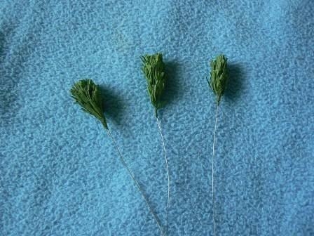 Бонсай из гофрированной бумаги