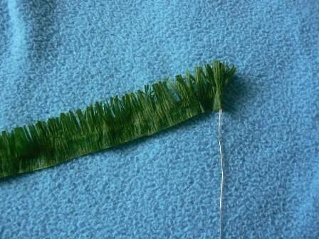 Бонсай из гофрированной бумаги