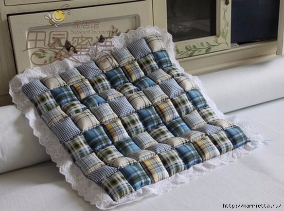 Шьем сами мягкую сидушку для стула. Шьем сами мягкую сидушку для стула.