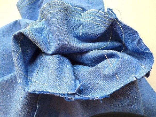 Как втачать рукав со сборками