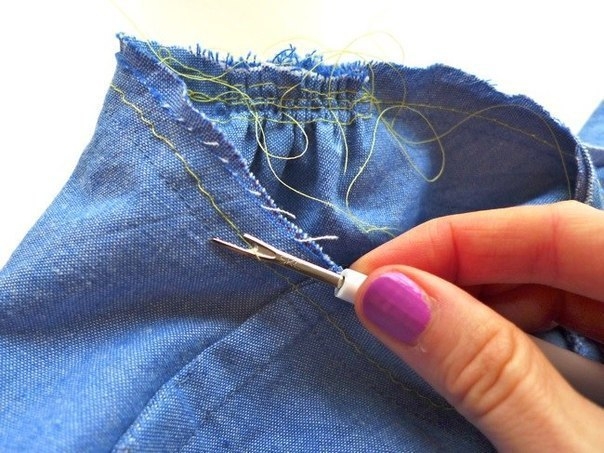 Как втачать рукав со сборками