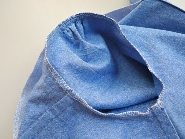 Как втачать рукав со сборками