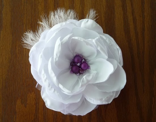 Роза. Цветы из ткани. МК.