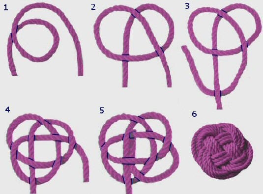 Декоративная подушка-узел