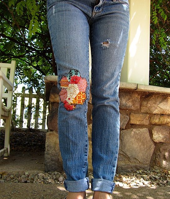 Декор джинсов