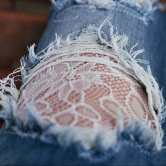 Декор джинсов