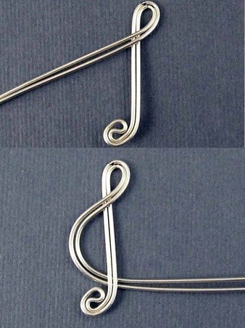 Кафф — скрипичный ключ