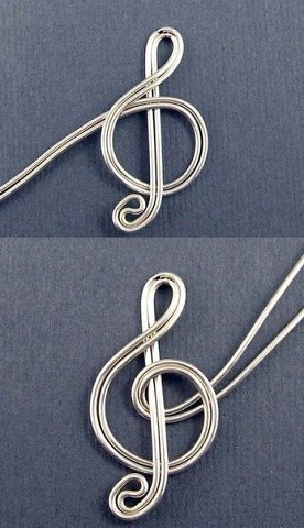 Кафф — скрипичный ключ