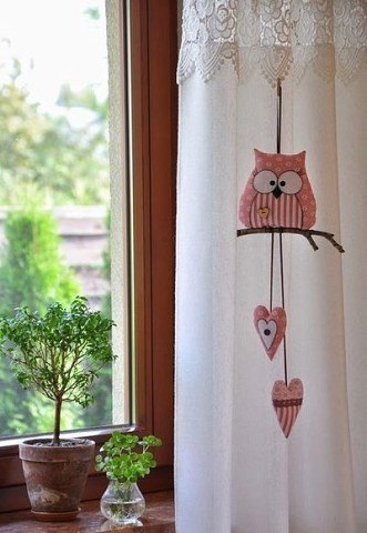 Текстильные совушки
