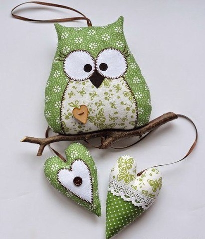 Текстильные совушки