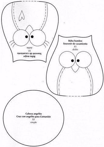 Текстильные совушки