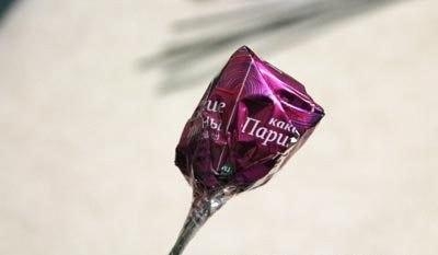 Конфетный букет из крокусов Конфетный букет из крокусов