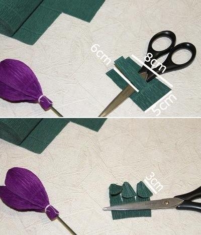 Конфетный букет из крокусов Конфетный букет из крокусов