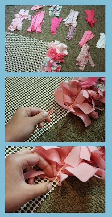 Коврик из трикотажа