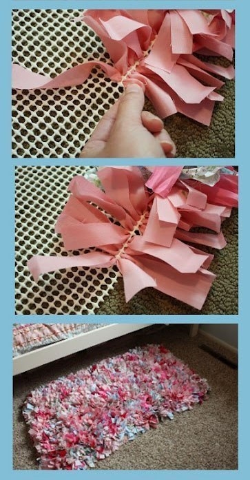 Коврик из трикотажа