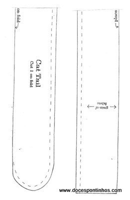 Котик. Мягкая игрушка. Выкройка