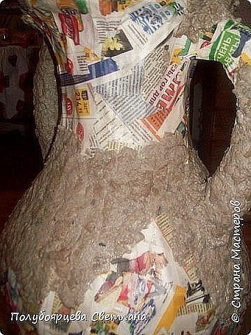 Напольная ваза из картона. Мастер-класс от Полубоярцевой Светланы 