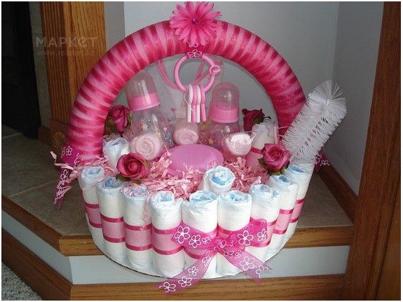 Идея для подарка из подгузников. Идея для подарка из подгузников.