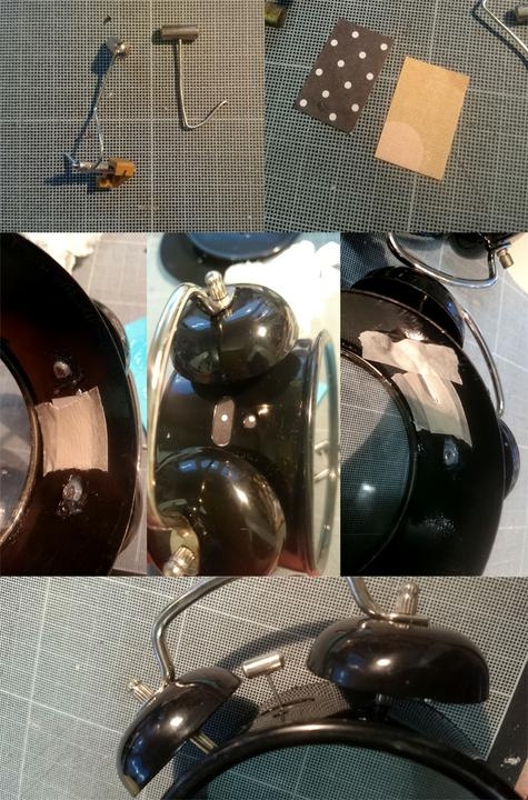 Необычная шкатулка из старого будильника.