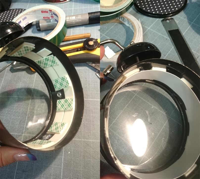 Необычная шкатулка из старого будильника.