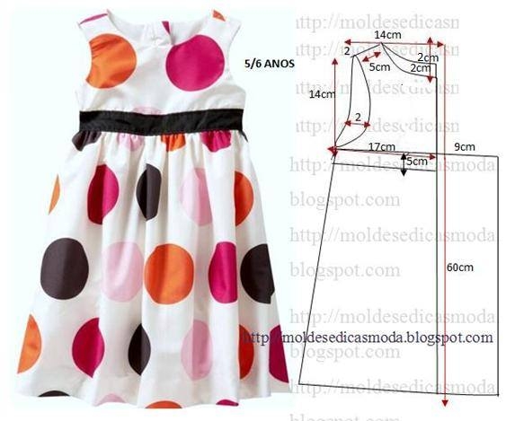 Выкройка одежды для девочки