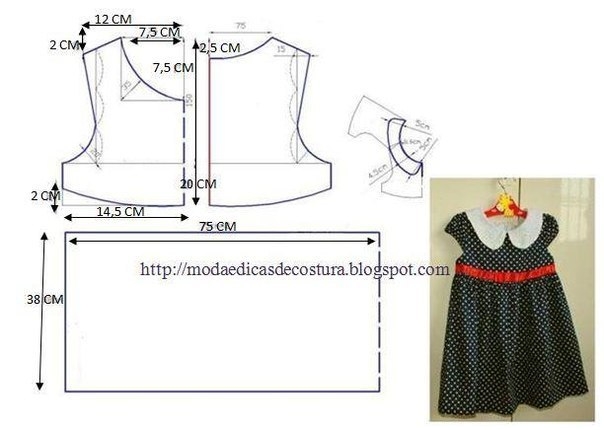 Выкройка одежды для девочки
