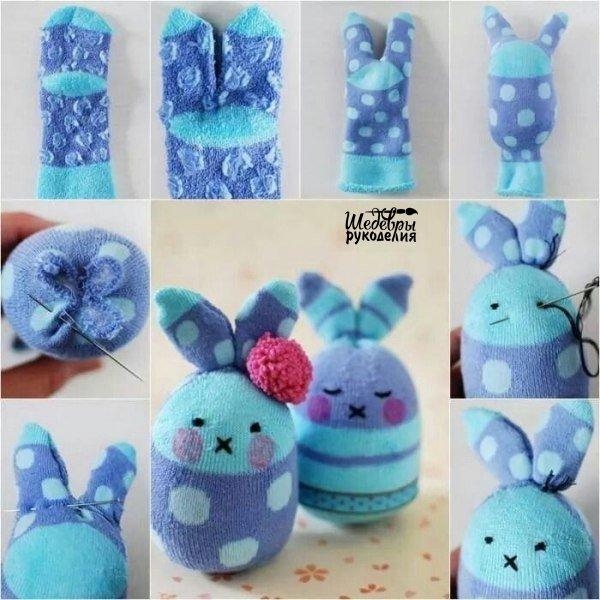 Десять игрушек из носков с мастер-классами