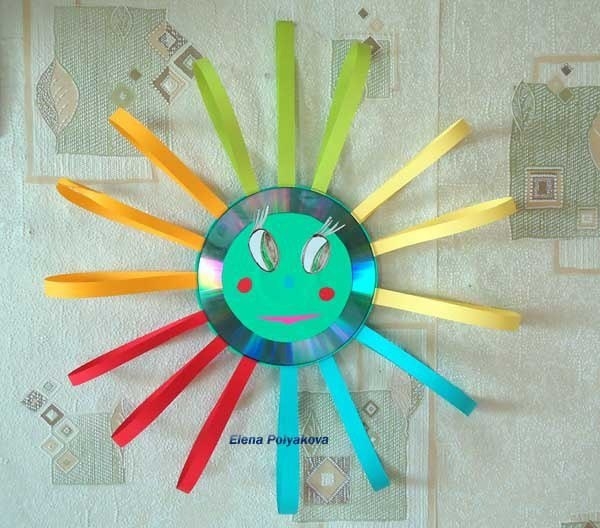 Поделки из дисков Поделки из дисков