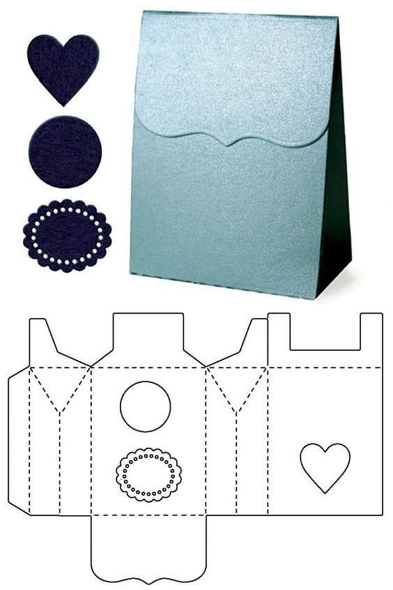 Шаблоны для создания оригинальных подарочных коробочек