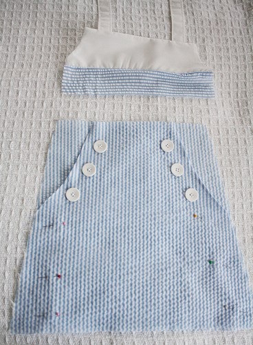 Красивое платьице в морском стиле