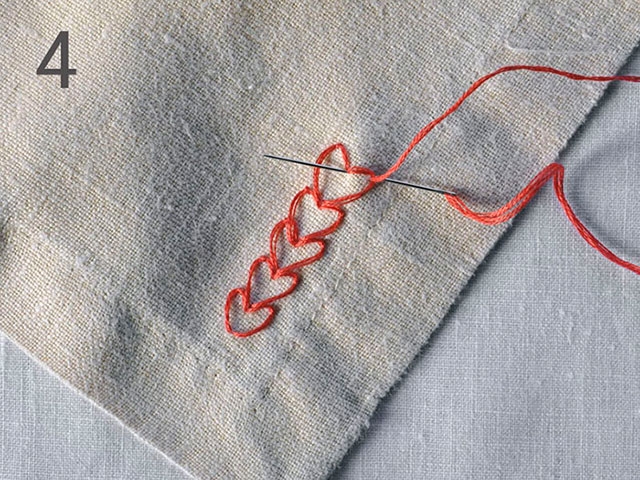 Осваиваем романтичный стежок