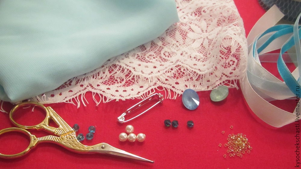 Изготавливаем брошь-заколку «Летние фантазии»