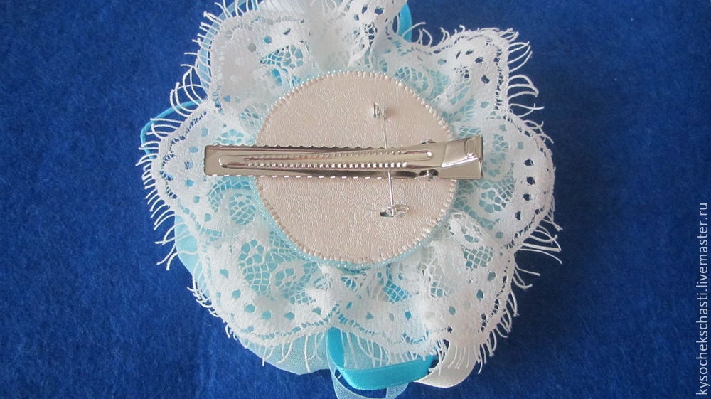 Изготавливаем брошь-заколку «Летние фантазии»