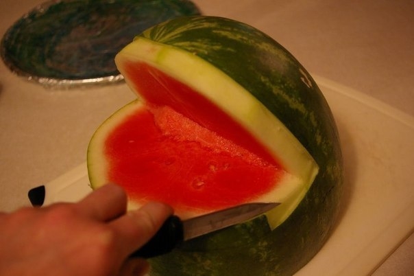 Оригинальная подача арбуза