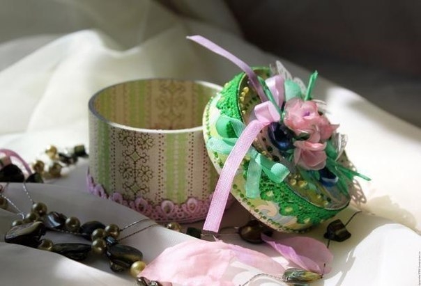 Шкатулочка из бобины от скотча своими руками Шкатулочка из бобины от скотча своими руками